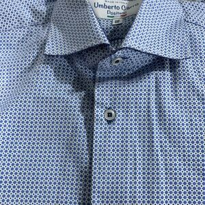 Umberto Carro Mens dress shirt EUC